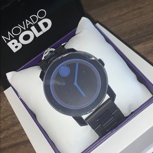 Navy Blue Men’s Movado Bold Watch